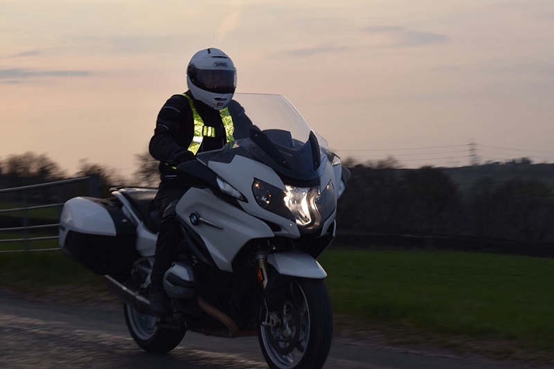 Motorcycle on the road